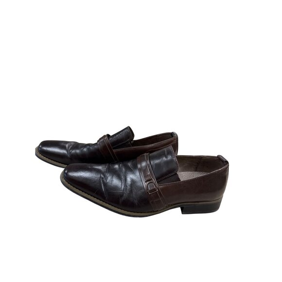 Paulo Solari Mens Brown Black Leather Oxford Shoes 11M SKU 7320 main image 9